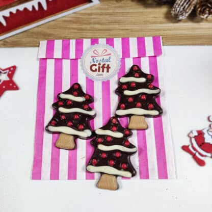 Bonhomme de neige en chocolat blanc x3