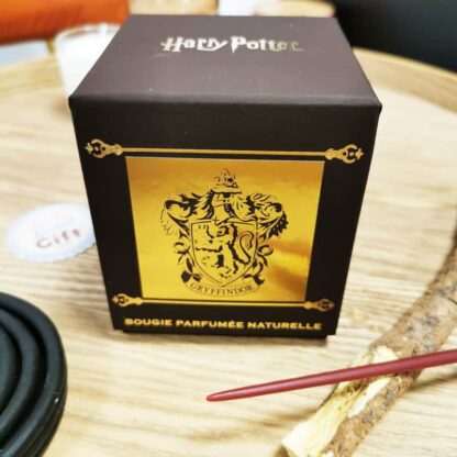 Harry Potter - Bougie avec couvercle Gryffondor - Parfum Musc Boisé