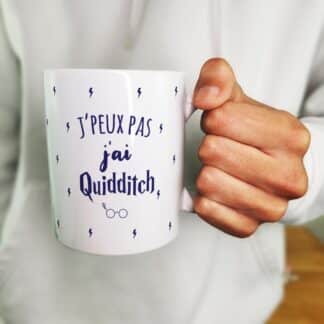 Mug - J'peux pas j'ai Quidditch  - Mug Cadeau Original