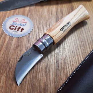 Couteau pour champignons Opinel & son étui ceinture - Lame de 8 cm