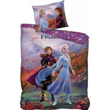 Disney - Parure de lit - 1 personne - La reine des neiges 2 - Elsa et Anna (140 x 200 cm)