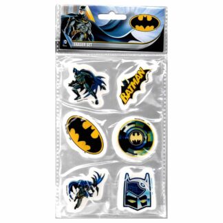 Batman - Set de 6 gommes rondes
