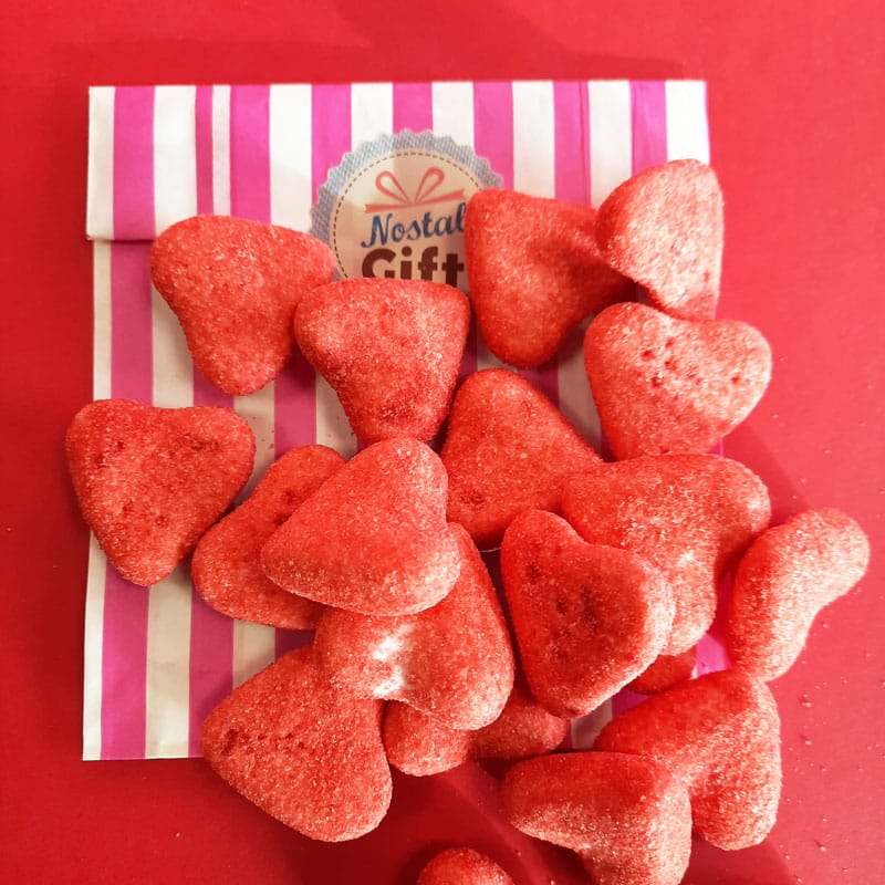 Bonbon coeur fraise x20 - Pierrot Gourmand