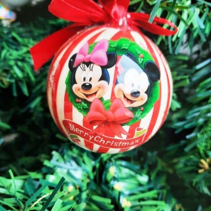 Disney - Boule de Noël Mickey & Minnie
