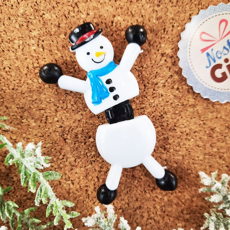 Bonhomme de neige acrobate gluant - jouets - Noël