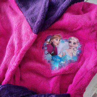 Disney - Peignoir rose fushia pour enfant - La Reine des neiges