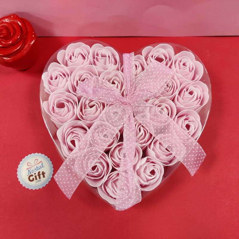 Saint-Valentin Décorations Bougies Romantiques Pétales De Rose 50
