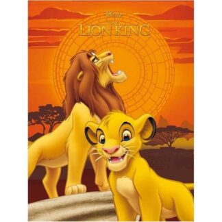 Disney - Plaid polaire orange - Le Roi Lion (100 x 140 cm)
