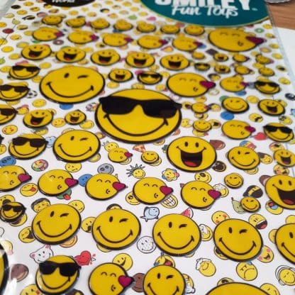 Smiley - 80 autocollants stickers