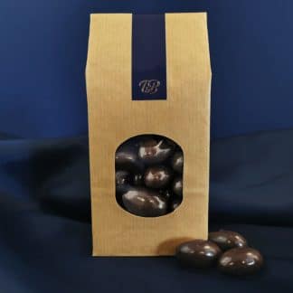 Dragées aux amandes enrobées de chocolat noir - 200g - Thérèse & Bernard