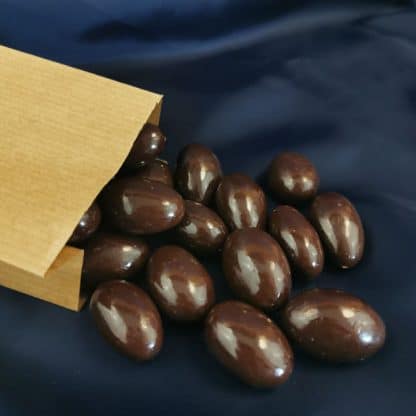 Dragées aux amandes enrobées de chocolat noir - 200g - Thérèse & Bernard
