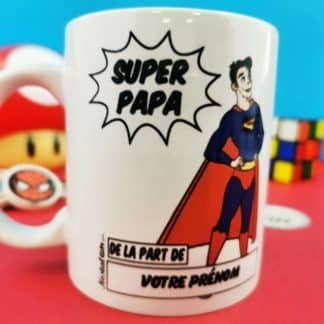 Mug personnalisé - Papa Super-héros