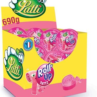 Roll-up - Chewing gum à dérouler (Tutti Frutti)- Boîte de 24