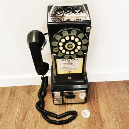 Téléphone mural vintage (à brancher)