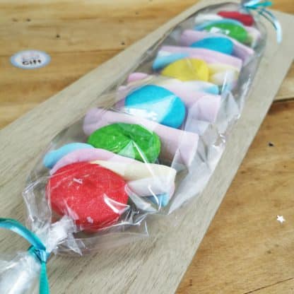 Brochette de bonbons fête foraine multicolore - 30 cm - 120g