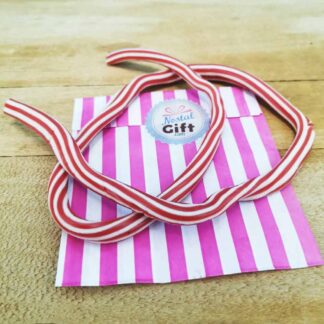 Bonbon maxi câble fête foraine 78cm - Twist goût Fraise