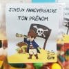 5 Sachets Bonbons personnalisés 200 g - Happy Life - Anniversaire enfant - Pirate