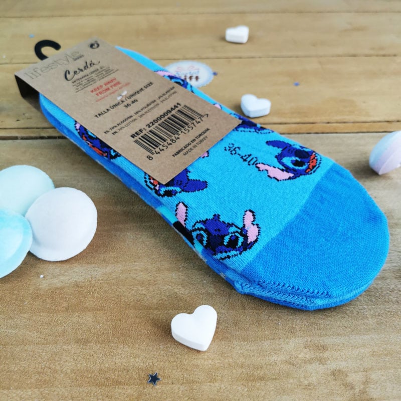 Stitch DISNEY - Coffret cadeau : pyjama femme + chaussettes