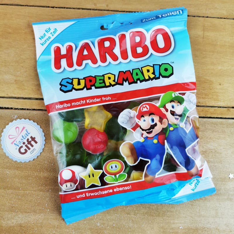 Sachet Super Mario - Bonbons gélifiés Haribo Mario et Luigi