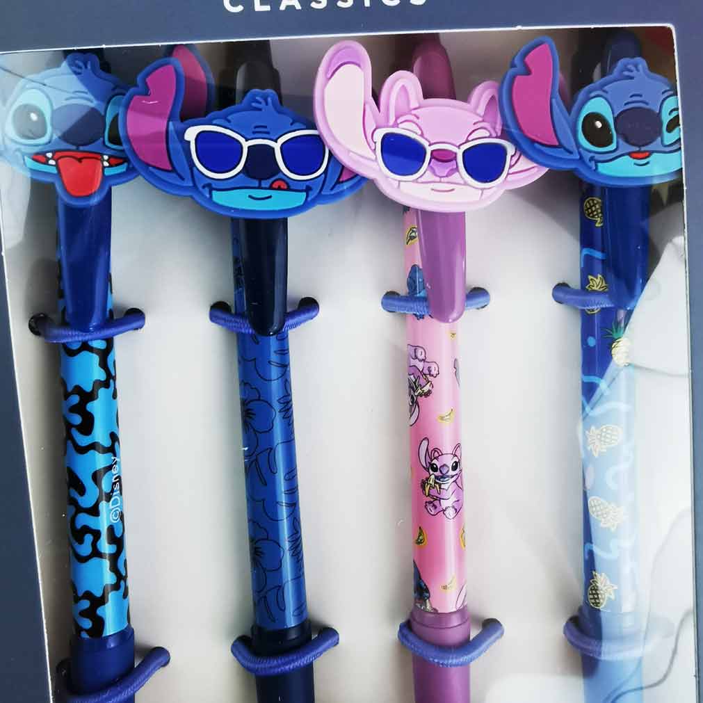 Lot de 24 stylos gel Disney Lilo & Stitch