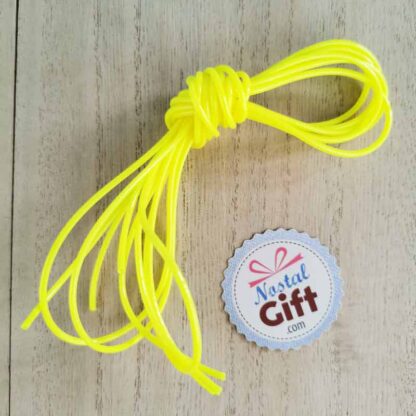 Fils de scoubidou - Jaune Fluo (par 3)