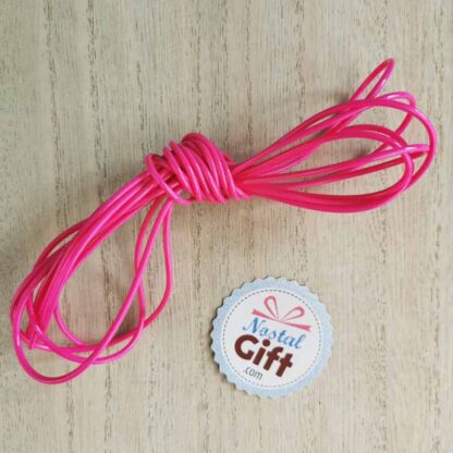 Fils de scoubidou - Rose Fushia (par 3)