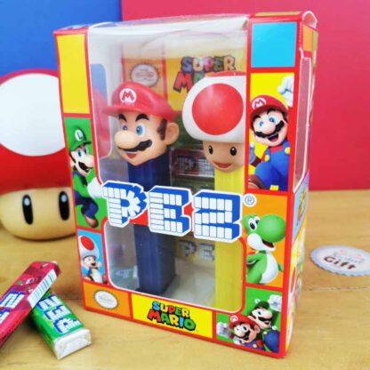 PEZ Super Mario - Coffret de 2 PEZ + 4 recharges