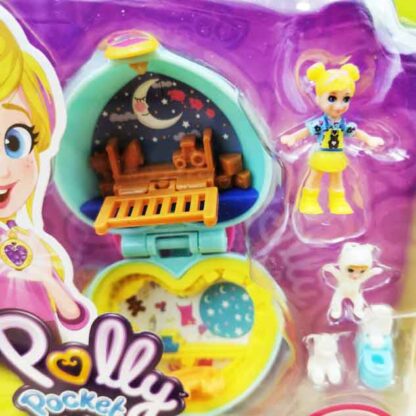 Polly Pocket Mini Coffret- La chambre de bébé de Polly – Image 2