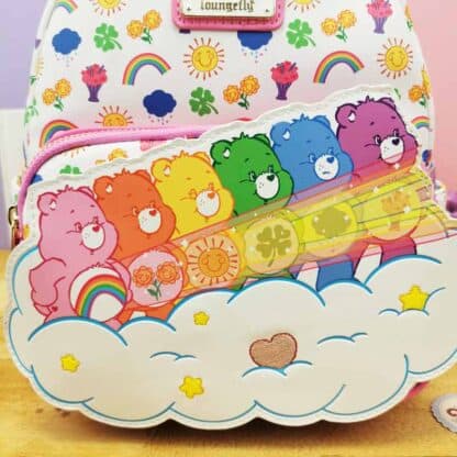 Mini sac à dos Loungefly - Bisounours Arc-en-ciel - 23 X 27 X 11cm