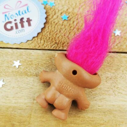Troll vintage – figurine / Embout de crayon ou stylo Licence officielle