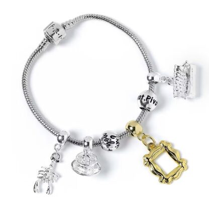 Friends - bracelet et charms en argent plaqué