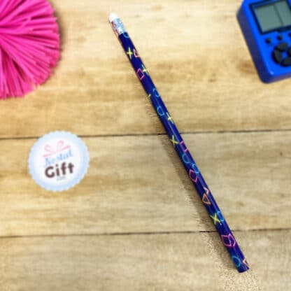 Crayon de papier avec sa gomme - Motif gamer