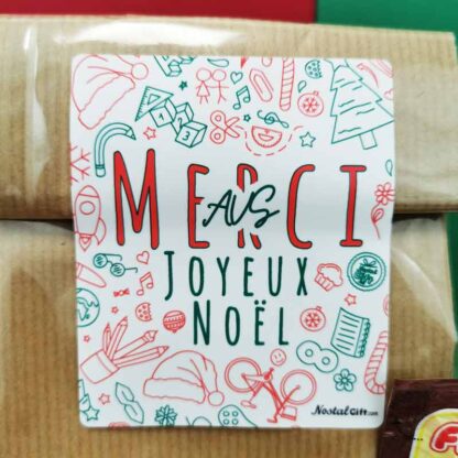 Sachet Bonbons des années 80 : "Merci AVS - Joyeux Noël" - (Collection Noël)