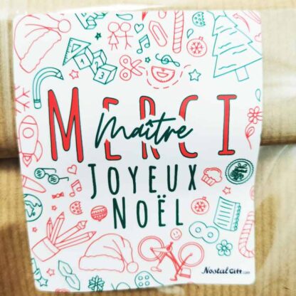 Sachet Bonbon des années 90 - Merci Maître - Joyeux Noël