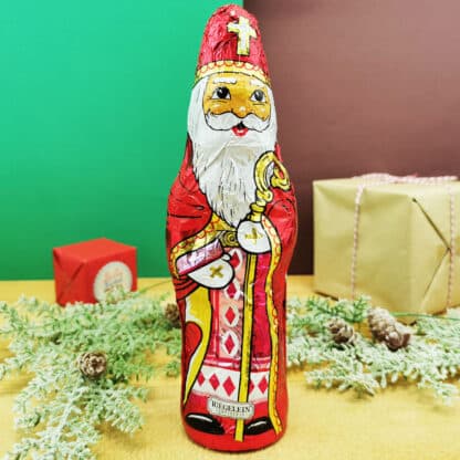 Saint Nicolas en chocolat au lait - 100g - 21cm