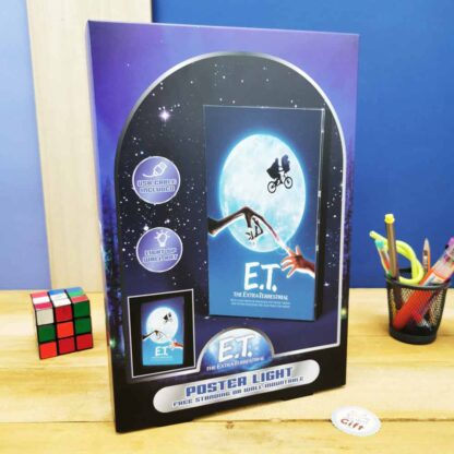 E.T L’extraterrestre - Poster lumineux - Mural ou Sur pied
