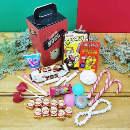 Boîte chocolat et bonbons Noël adulte - Joyeux Noël