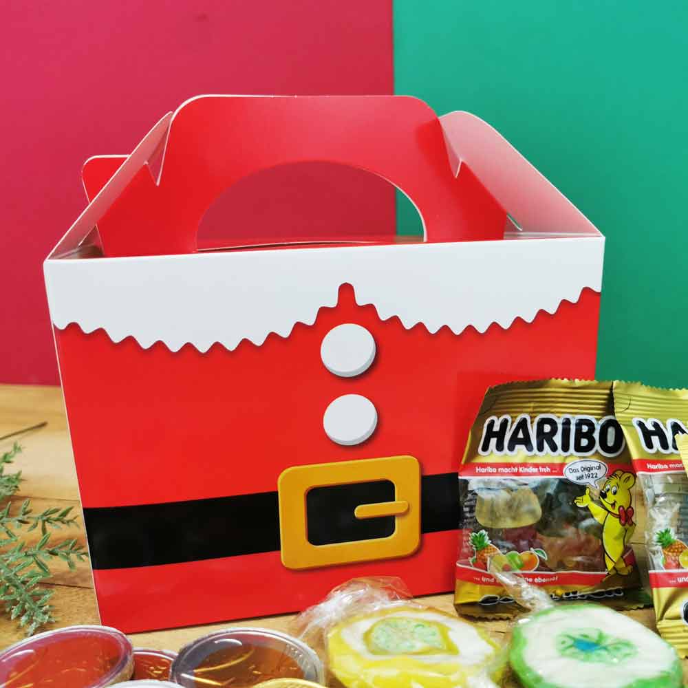 Cadeau chocolat Noël original et personnalisé box Kinder+Guimauves maison