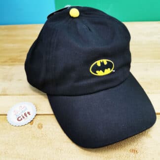 Batman - Casquette Enfant Baseball Noir - Visière imprimée
