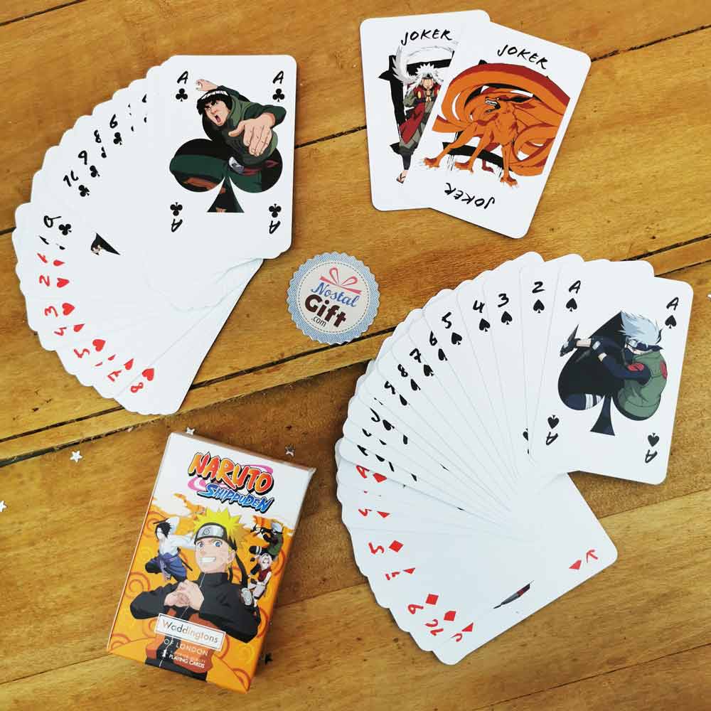 Jeu de 54 Cartes Naruto Shippuden - Buy your Board games in family &  between friends - Playin by Magic Bazar