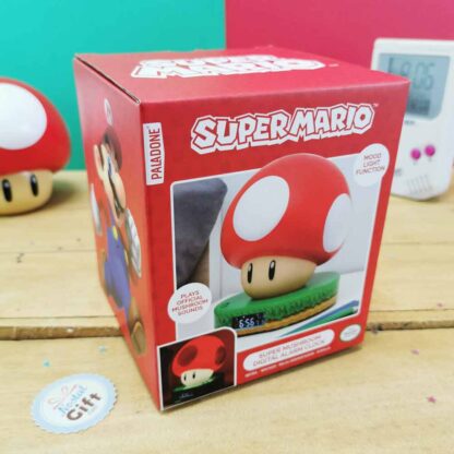 Super Mario - Lampe / Réveil numérique - Champignon