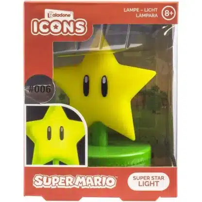 Lampe veilleuse Mario Bros - Super Etoile