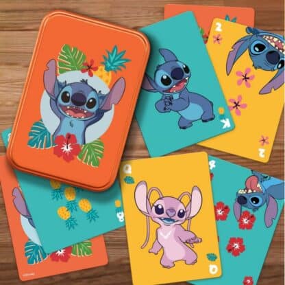 Lilo et Stitch - Jeu de 54 cartes classiques motifs Stitch et Angel