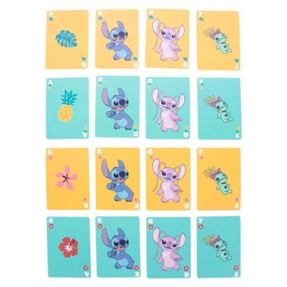 Lilo et Stitch - Jeu de 54 cartes classiques motifs Stitch et Angel