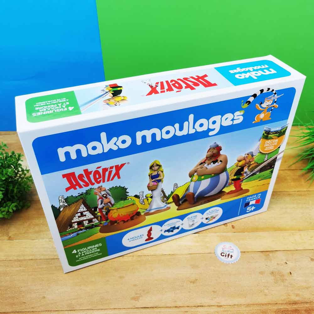 Mako Moulage coffret 4 moules Astérix Mako Créations - Tropfastoche.com