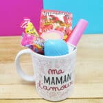 MUG "ma Maman d'amour " bonbons rétro 80 - Cadeau Maman