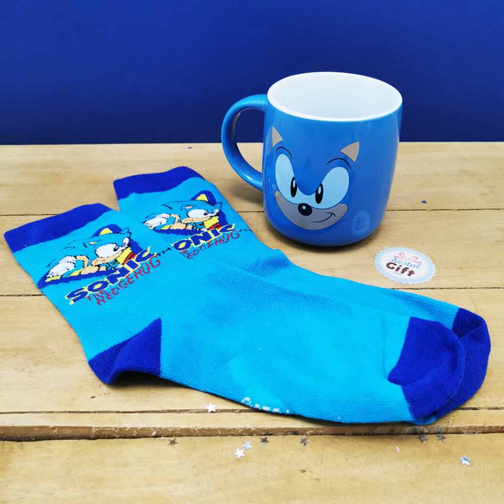 Sonic classique - Sonic Mug et Chaussettes