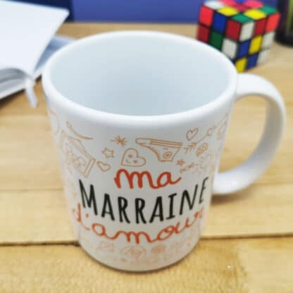Mug “Ma Marraine d'amour” – Cadeau Marraine