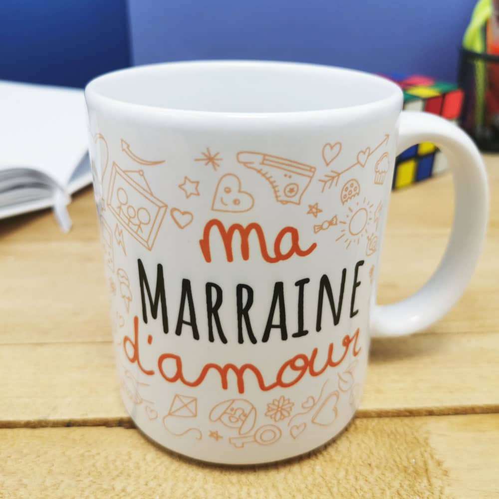 Mug “Ma Marraine d'amour” – Cadeau Marraine
