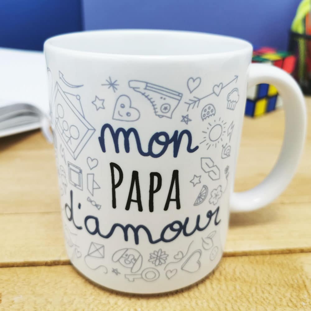 Mug “Mon papa d'amour” – Cadeau Papa